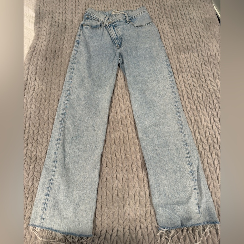 Abercrombie & Fitch Blue Straight Leg Jeans Classic Style